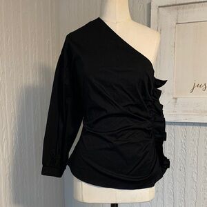 1. State black cotton fashion top